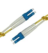 Fibershack - 3ft / 1M LC to LC Fiber Patch Cable - Duplex - Single Mode Fiber - LCUPC to LCUPC - ...