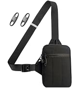 Vpoofree Mini Sling Bag for Men Crossbody,Small Chest Bag Casual Trendy Waterproof Lightweight Ph...