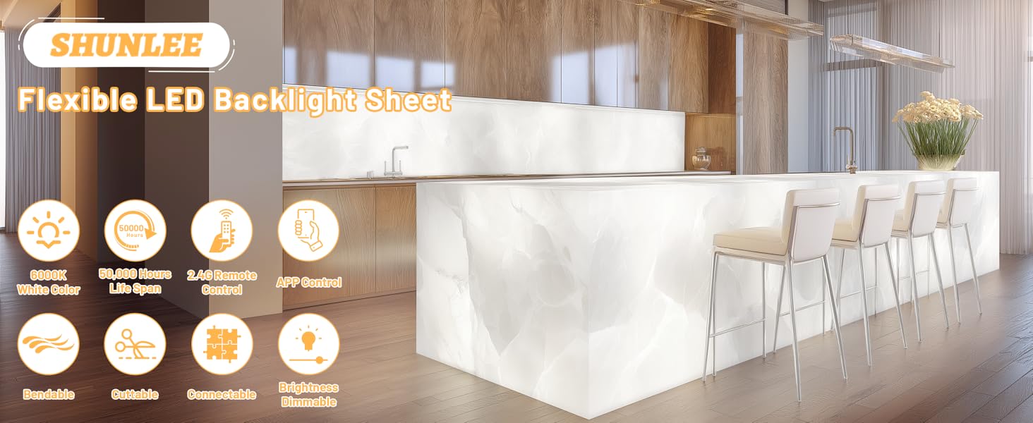 LED backlight sheet