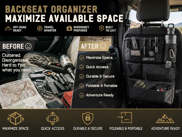 seat organizer