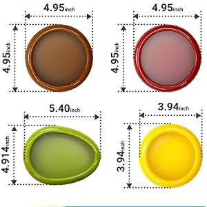 4 Anti Oxidation Storage Containers forFruit & Veggie