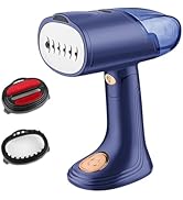 Handheld Steamer for Clothes, A 1500W Powerful Steamer with A 138ML Detachable Large Water Tank, ...