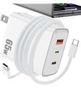 USB C Charger 65W Fast Charging 3-Port Power Adapter for DJI Mini 4 3 2 Pro SE Drone RC 2 RC Pro ...