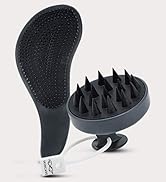 Seraphic Skincare 2-In-1 Scalp Exfoliator Duo with Wet Hair Brush and Dry Hair