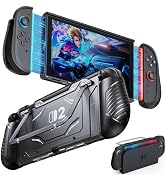 Switch 2 Protective Case with Kickstand, FYOUNG Dockable Hard PC Shell for Nintendo Switch 2 Cons...