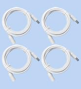 ANLINK 4 Pack 3ft 1M DC Power Extension Cable, 4PCS DC 12V Power Adapter Extension Cord 5.5mm x 2...