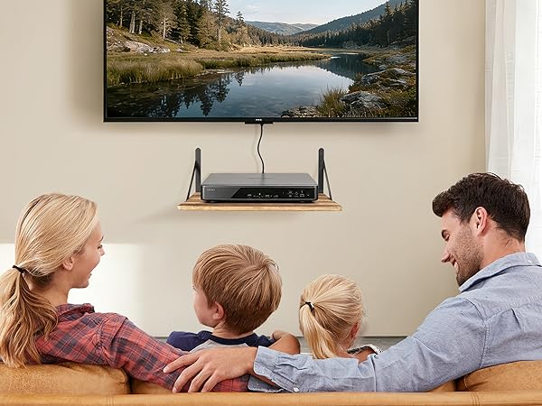 wall mounted projector shelf