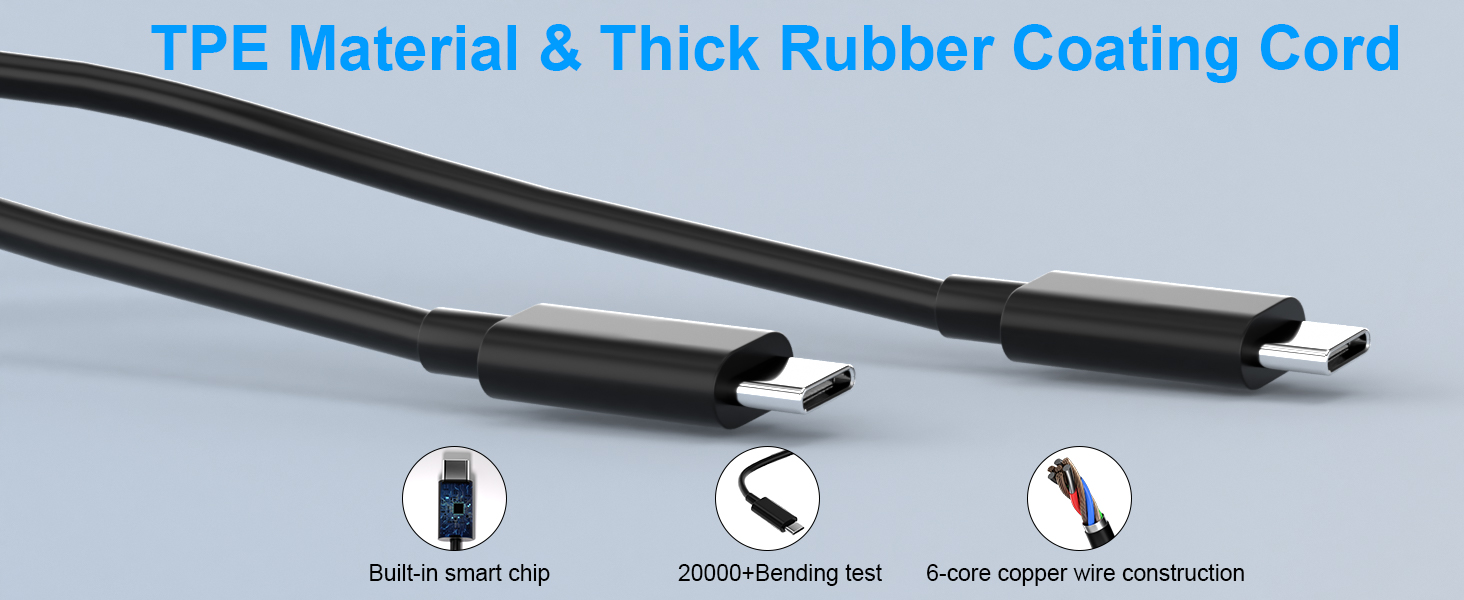 usb-c Laptop Charging Cable 65W 10ft
