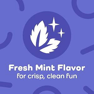 Fresh Mint Flavor for crisp, clean fun