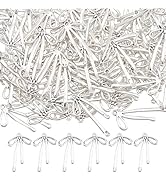 DICOSMETIC 100Pcs Alloy Bow Charm Tibetan Bowknot Charms Antique Silver Bowtie Pendant Metal Bow ...