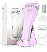 Electric Razor for Women Rechargeable Wet Dry Electric Shaver for Women, Waterproof Lady Shaver f...