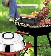Onader 12 Inch Basting Cover Smash Burger Press Set