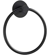 GERUIKE Adhesive Towel Ring Self Adhesive Hand Towel Ring Stainless Steel Rustproof Bathroom Towe...