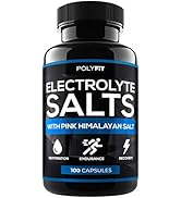 Polyfit Electrolyte Salt Tablets - 100 Pills - Electrolytes Replacement Supplement for Rapid Hydr...
