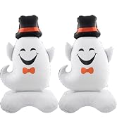 Ghost Balloons Halloween Balloons Self Standing Hat Ghost Balloons for Halloween Themed Party Sup...