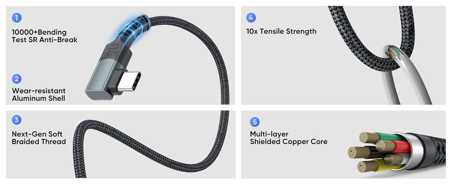 usb a to usb c cable fast charging