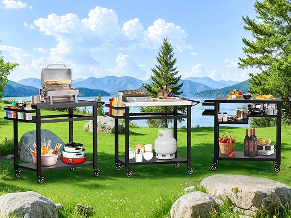 pizza oven table