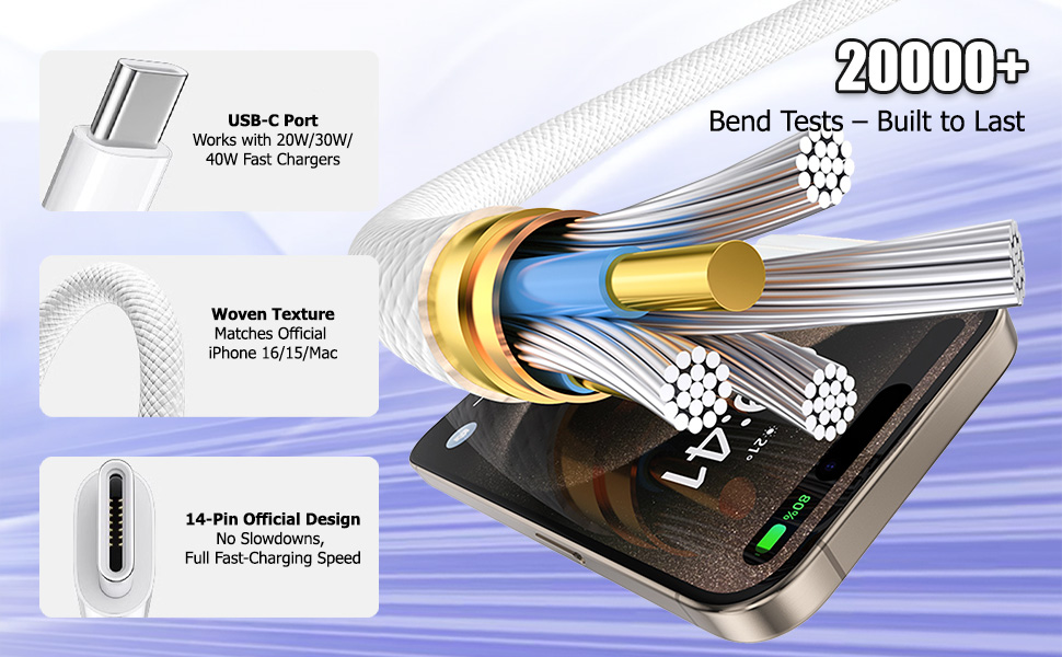 iphone charger fast charging