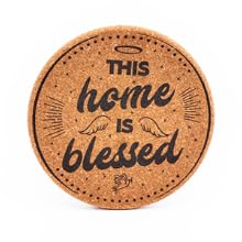 cork coasters for drinks absorbent with holder wooden table gifts set funny coaster cup coffee cute
