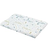 Nest Designs Toddler Pillow with Bamboo Viscose Pillowcase - Stars White, Medium (Silk)