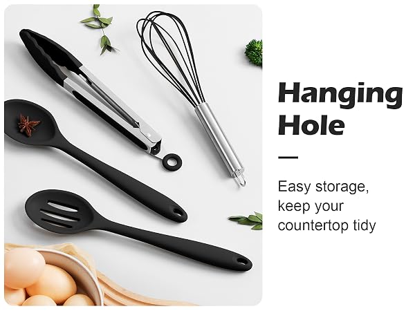 silicone utensil set