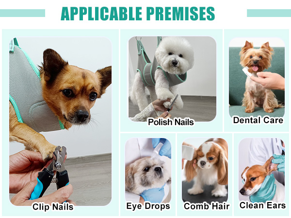 dog grooming hammock dog grooming harness dog nail trimming hammock dog sling for nail clipping