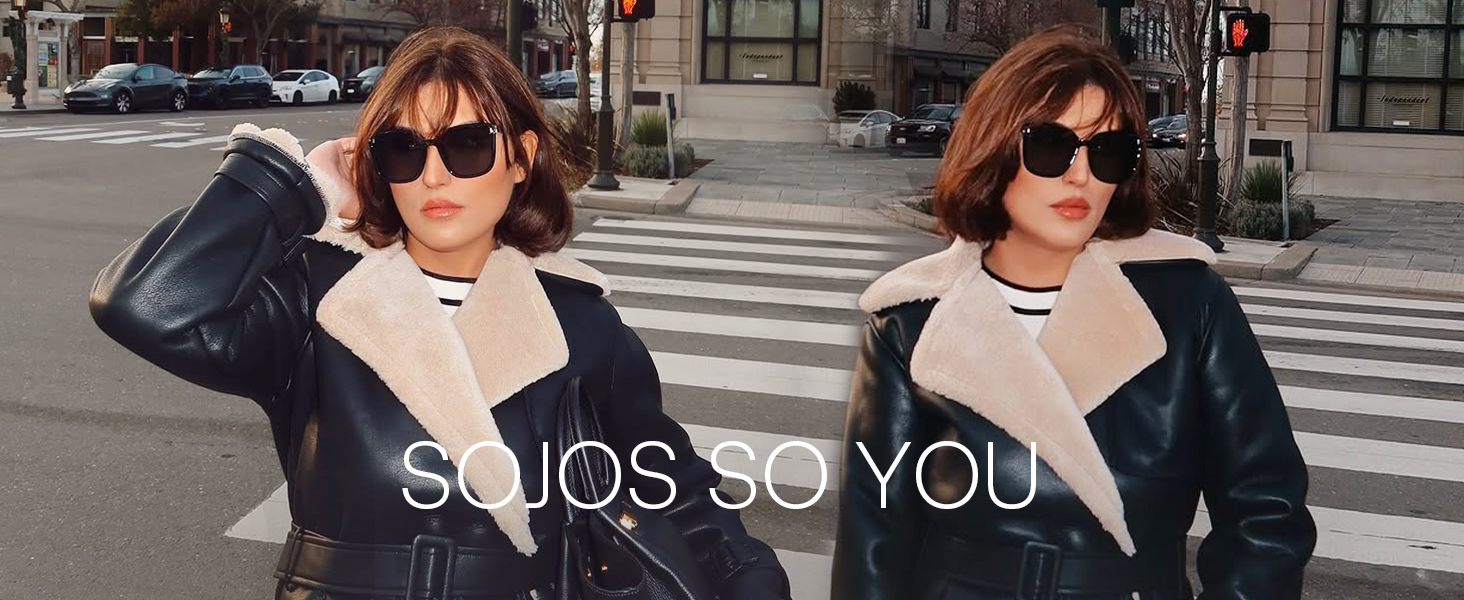 SOJOS Sunglasses for Women Men Vintage Style Shades SJ2157