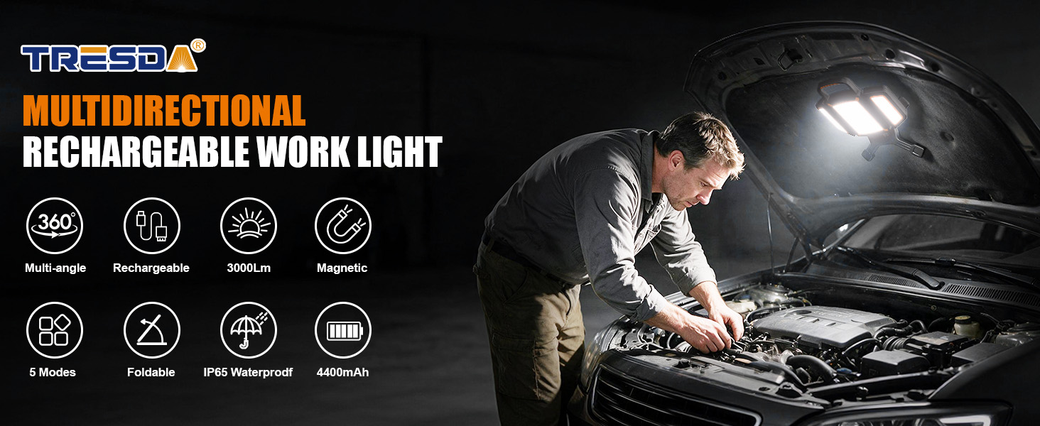 rechargeable work light