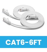 Cat6 Ethernet Cable 6FT 2Pack