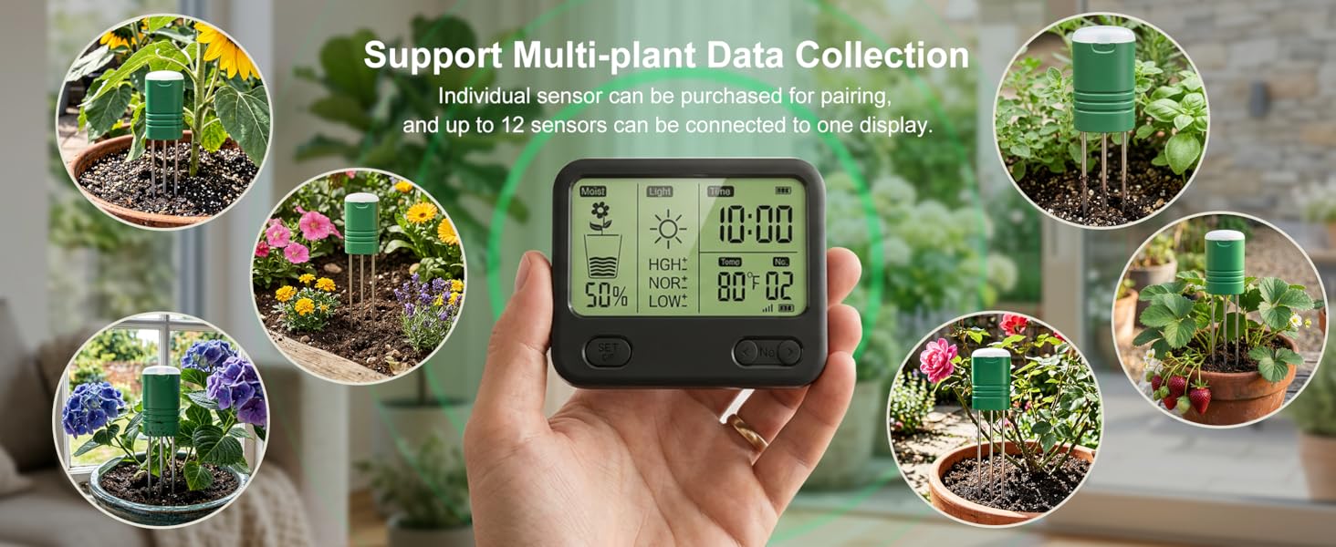 EXPANDABLE 12-ZONE WIRELESS PLANT MONITOR