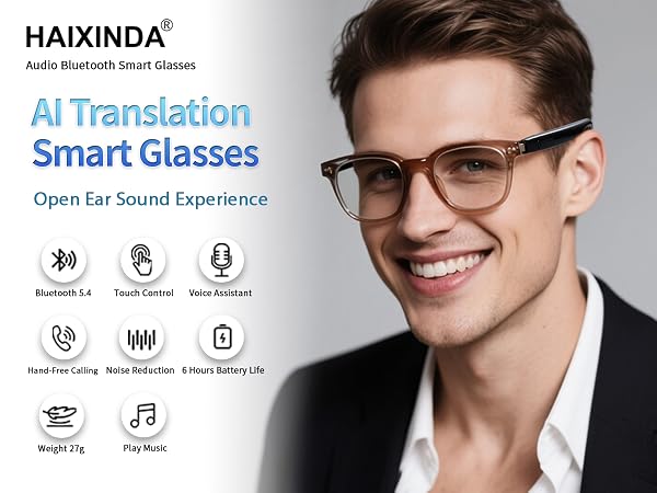 AI Translation Smart Glasses
