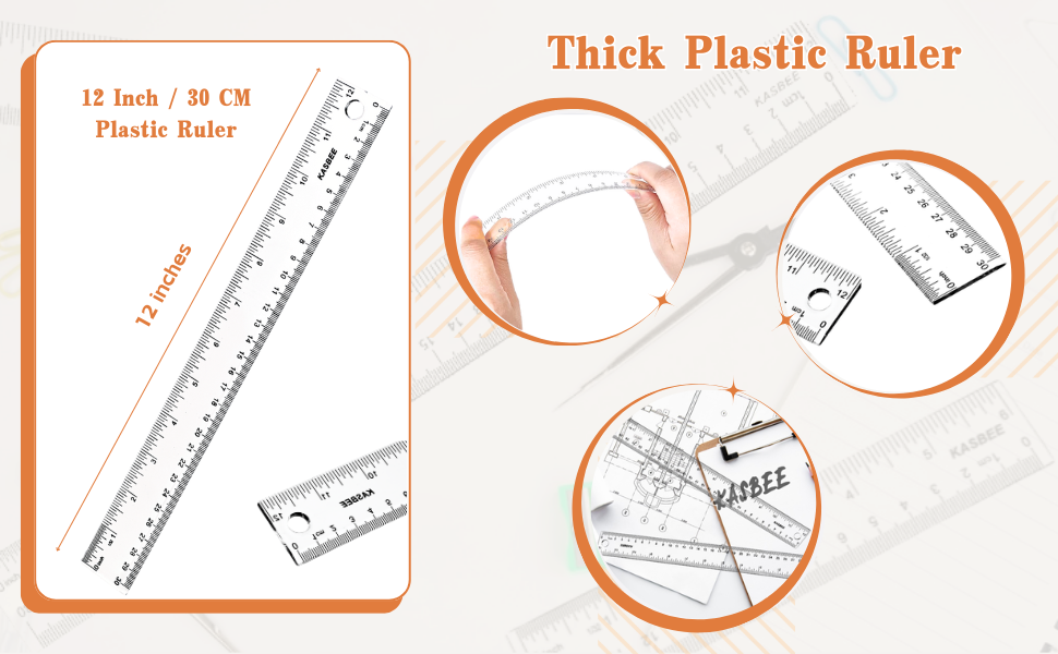 thick plastic ruler