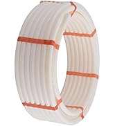 SharkBite 3/4 Inch x 300 Feet White PEX-A, PEX Pipe Flexible Water Tubing for Plumbing, UA70W300
