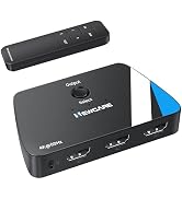 HDMI Switch 3 in 1 Out, NEWCARE 4K@60Hz HDMI Splitter with Remote, 3 Port HDMI Switch Box Support...