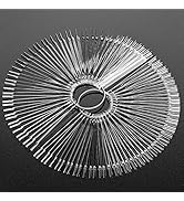100pcs Fan-shaped Nail Swatch Sticks, False Fake Nail Art Tips Sticks Polish Gel Salon Display Pr...