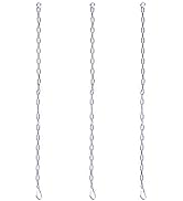 3 Pack Toilet Handle Chain Stainless Steel,Universal Toilet Flapper Lift Chain Replacement Fits M...