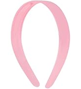 Motique Accessories Light Pink 1 Inch Plastic Hard Headband with Teeth Head band Women Girls