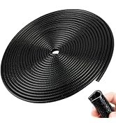 Opvixi Car Door Edge Guards Black 32.8ft (10m), Car Door Protector Rubber Edge Trim Fits Most Veh...