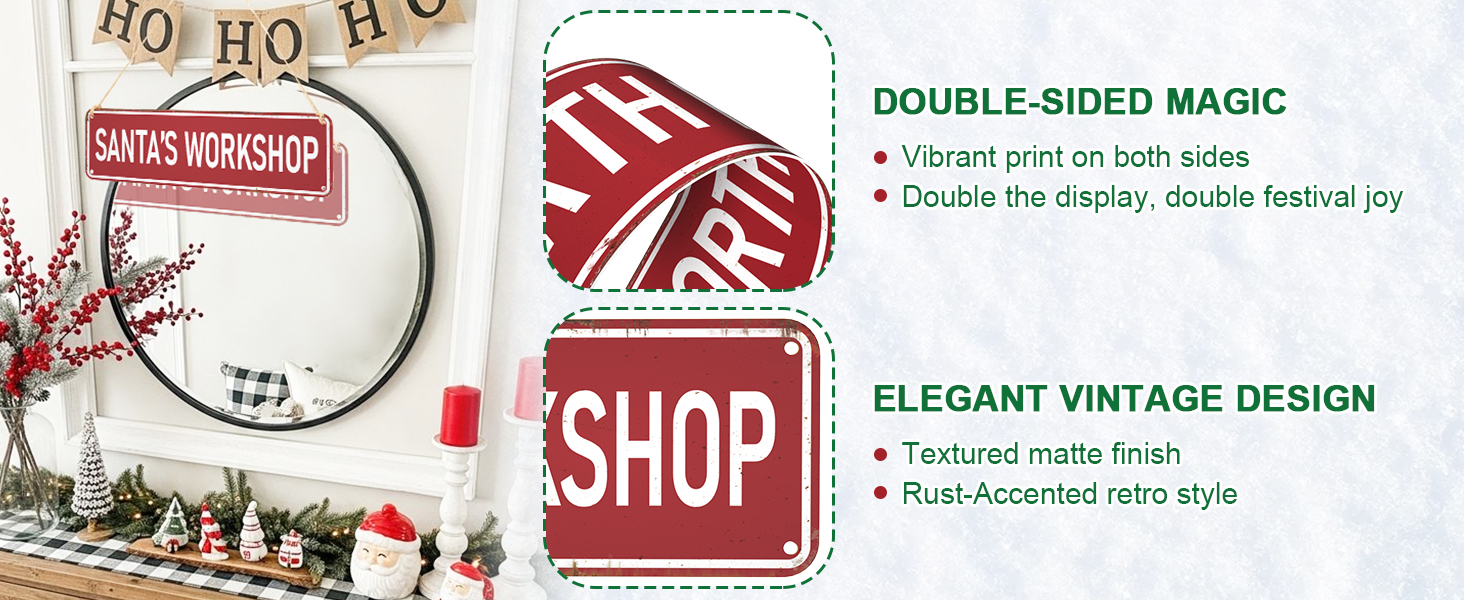santas workshop decorations