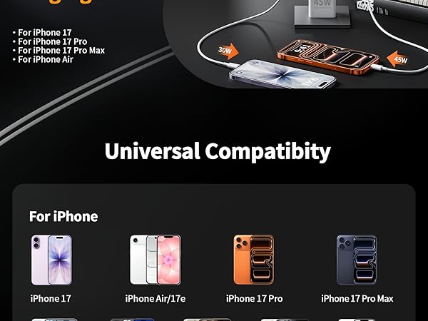 iphone 17 pro max charger