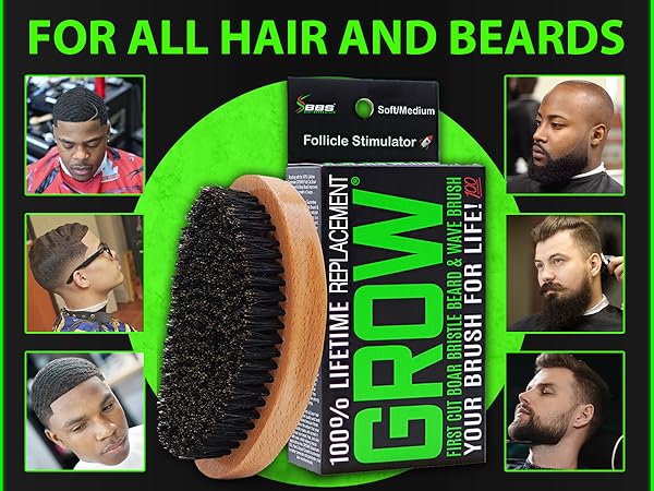 roller brush for blow drying beard brush for black men round hair brush for men mini beard brush