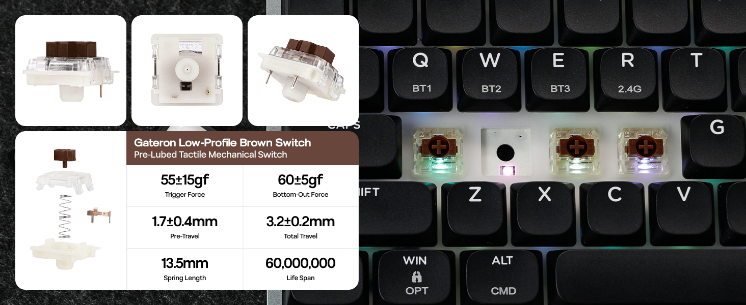 Luma84 Wireless Gaming Mechanical Keyboard