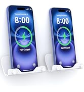 HomeMount Hands Free Wall Mount Phone Holder with Adhesive Strip for Bedroom Living Room Kitchen ...