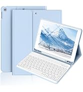 BQDIYOO Keyboard Case for iPad 9th/8th/7th Generation(2021/2020/2019), 10.2 inch iPad 9/8/7 Case ...