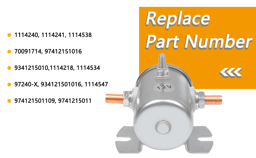 Max 200A Continuous Duty Solenoid Relay