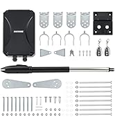 CO-Z Automatic Swing Gate Opener Kit, Electric Gate Opener for Doors up to 660lb 18ft, Driveway H...