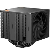 PCCOOLER RZ820 CPU Cooler, ARGB Dual-Tower 8 Heatpipes, 300W TDP, Black | 15-32dBA Low Noise, 220...