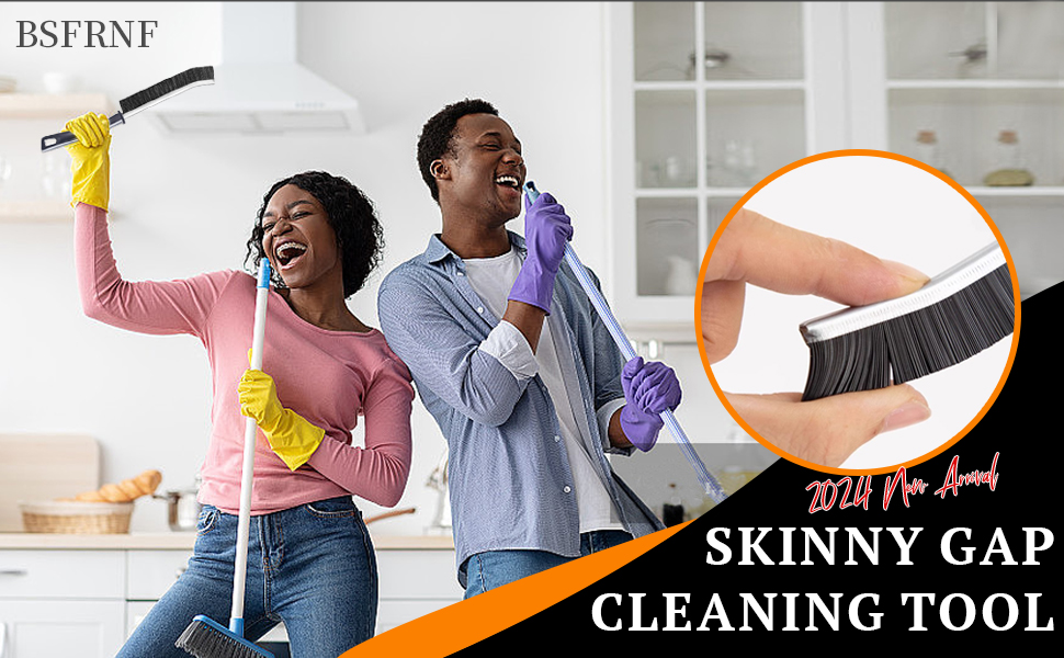 Multi-Purpose Hard Bristle Crevice Cleaning Brush