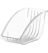 HAOHIZE Paper Plate Holder, PET Pot Lid Holder Dinner Plate Holder Dish Drainer Paper Plate Dispe...
