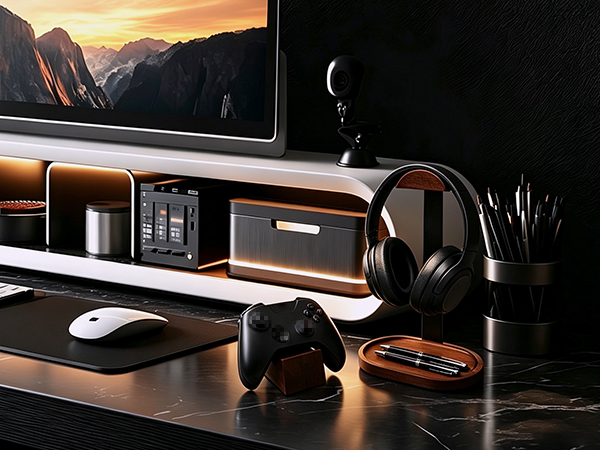 headphone controller stand